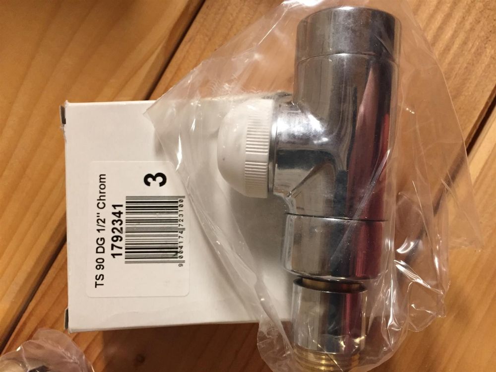 Thermostat-Set Durchgang 1/2" chrom-404 7