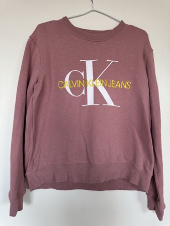 Calvin Klein Jeans Sweater Damen Gr. S – Altrosa