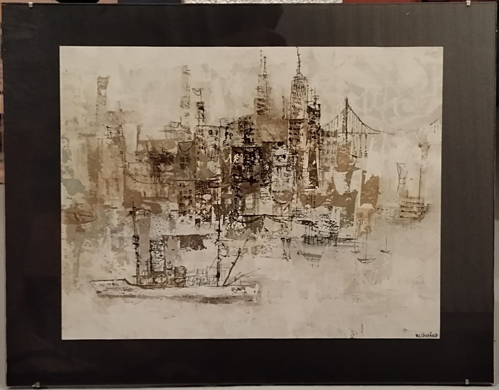 Poster & Bilder: Hafen-Bild von Blumenfeld – Gebraucht aus Heitenried von Harley-58