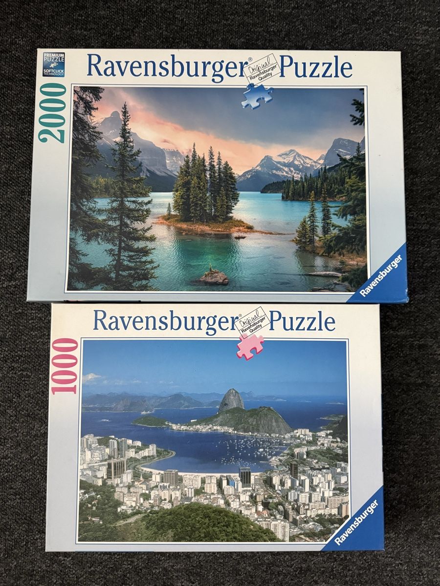 Ravensburger Puzzle: 2 Puzzles (2000 & 1000) – Usato da Menziken venduto da Slechtvalker