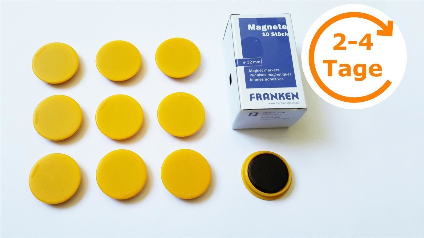 Calamite: Magnete 10 Stück, 32 mm, gelb – Nuovo e nell'imballaggio originale da St. Gallen venduto da cointec