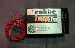 Robbe Luna FM S 40 - R 8, 40 MHz Empfänger, Vintage Top!