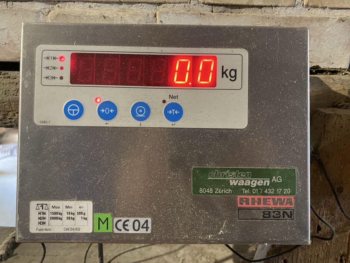 Accessori da laboratorio: Robuste Palettenwaage 1500kg – Usato da Andwil SG venduto da bbandwil 1