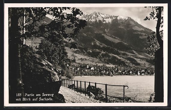 Ansichtskarten: Sachseln, Seeweg mit Blick auf den Ort – Gebraucht aus Berlin von bartko-reher
