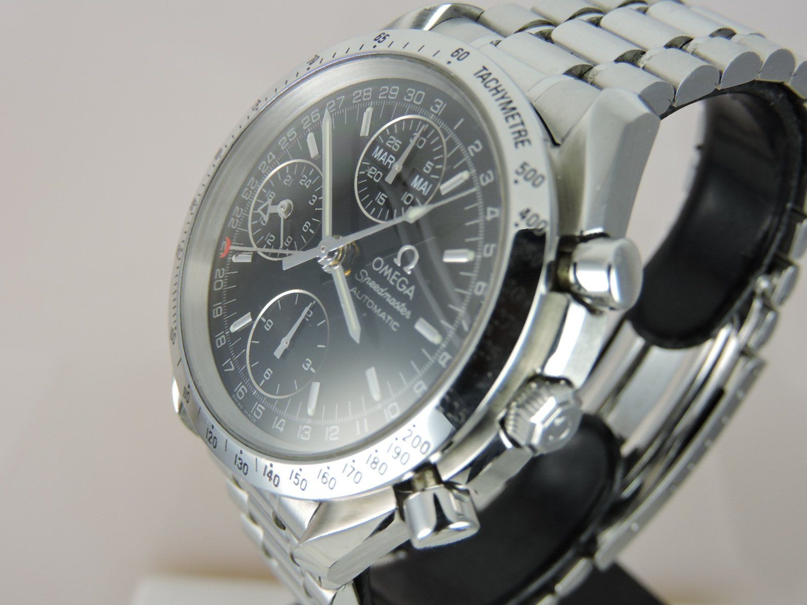 Omega Orologi: 1997 Omega Speedmaster Day-Date Chronograph - Serviced – Usato da Bern venduto da Vintage-Oyster 3