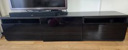 Lowboard schwarz für TV