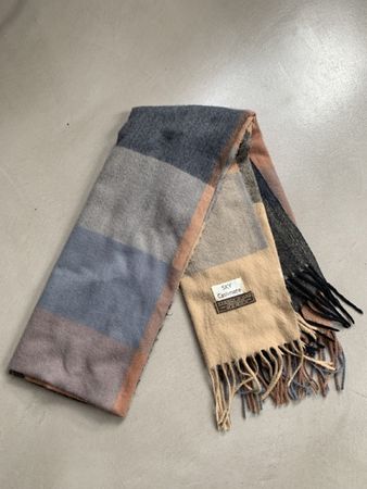 Checkered Cashmere Scarf burburry look-alike