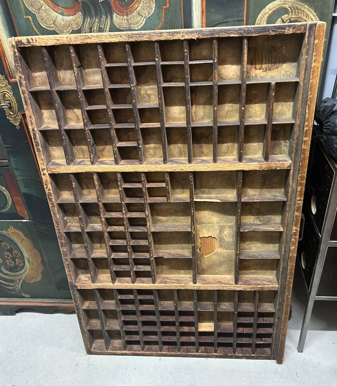 Articoli in legno: Antiker Setzkasten, 63x97 cm – Usato da Zürich venduto da nicoleichholzer