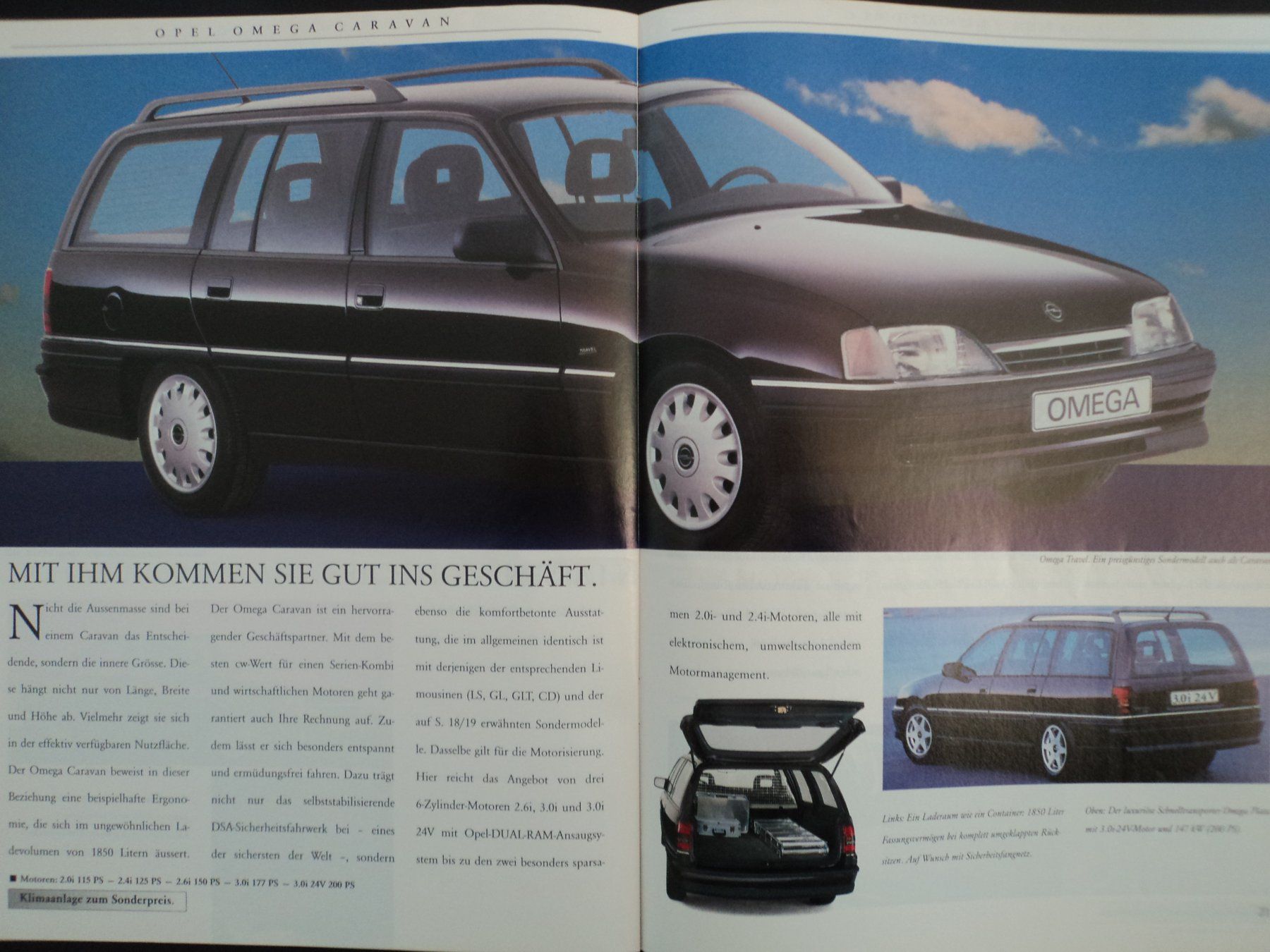 Opel Documenti: Prospekt Opel Panorama 1993 – Usato da Schwarzenburg venduto da modelCARama 6