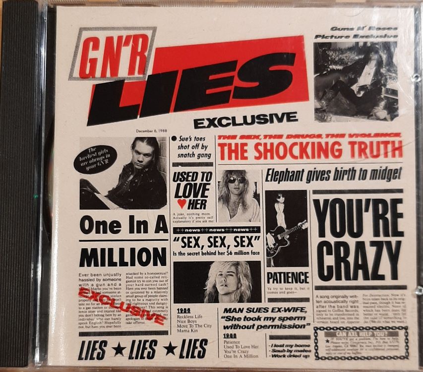 Guns N' Roses - Lies, USA Hard Rock CD Album 1988 | Kaufen auf Ricardo