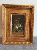 Ölgemälde Bouquet mit rotem Mohn gerahmt Kunstwerk