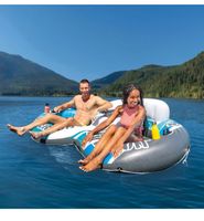 Intex River Run 56827EU Inflatable Tube Double 2 Seats Blue