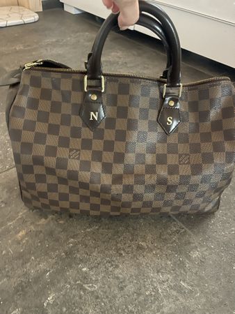 Louis Vuitton Tasche Speedy 35 Damier Ebene mit Monogramm