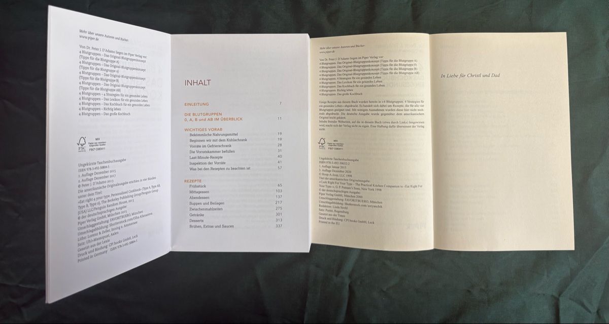 Livres: 2 Bücher, 4 Blutgruppen – Neuf (Voir description) à Thürnen par Lilie37 2