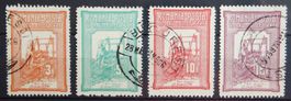 Rumänien Kat. 165-168 gest. 1906 Kat. 35 Euro