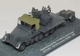 2FLAKVIERLING SD. KFZ. 7/1 WITH SD. AH. 51 WITH TRAILER 1:72