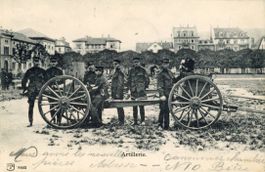 Bière  VD  -    Artillerie        en  1 9 0 5