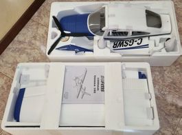 FMS Cessna 182 PNP blau - 150 cm, Offiziell lizensiert