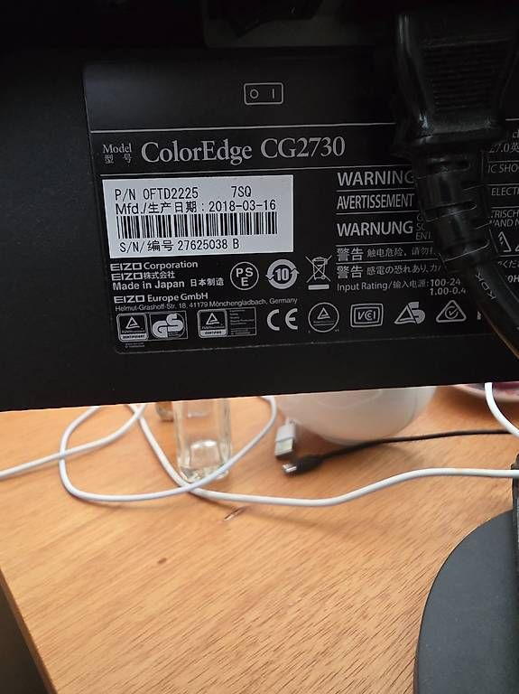 Monitor: écran EIZO Color Edge CG2730 – Usato da Genève venduto da ema_wd5n 1