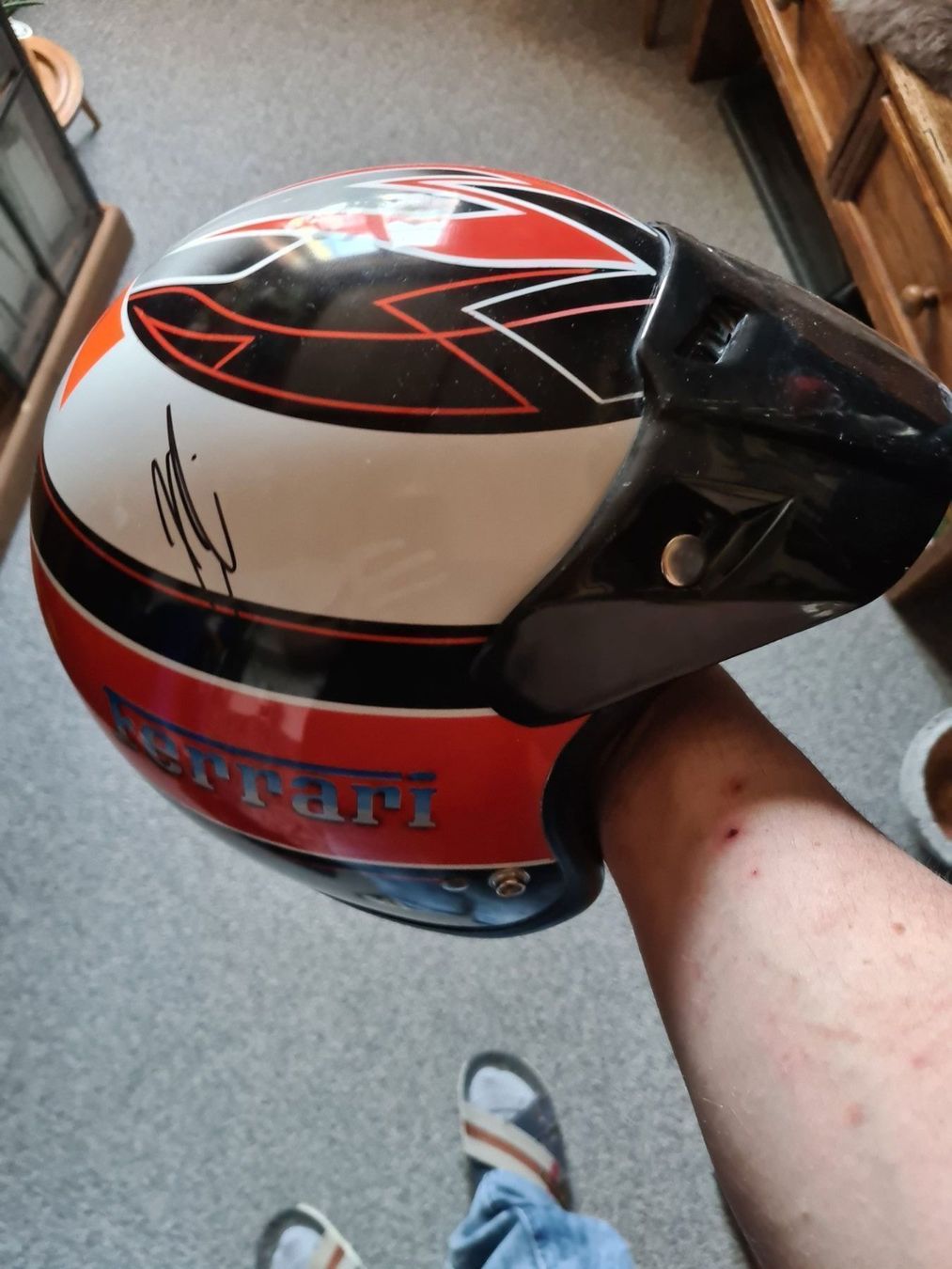Autografi: im kimi Design Helm – Usato da Wetzikon ZH venduto da AmacherM