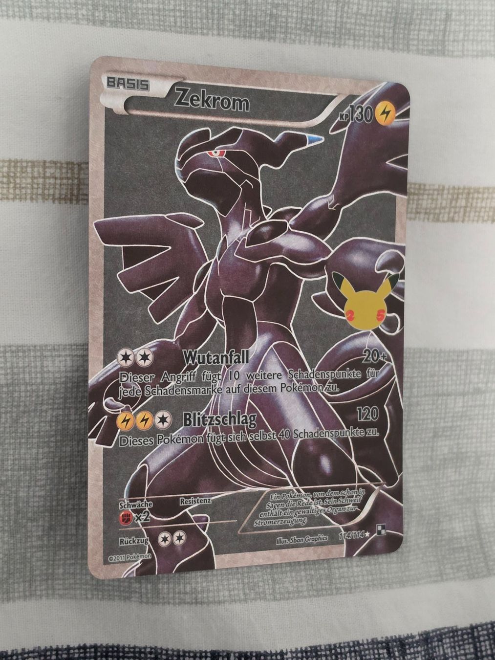 Pokémon Carte collezionabili: Zekrom 114 – Usato da Binningen venduto da oscark77 1