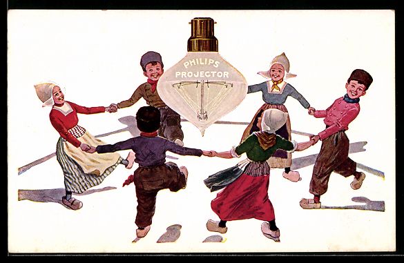 Werbeartikel: Reklame Philips Projector, Kinder in L – Gebraucht aus Berlin von bartko-reher