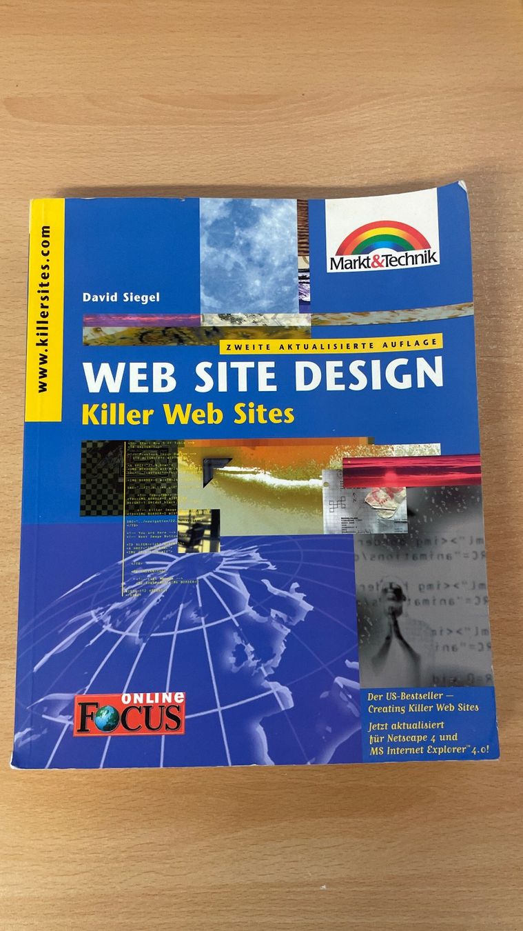 Libri: Web Site Design - Killer Web Sites - Markt & Technik – Usato da Glattfelden venduto da cybermaxx
