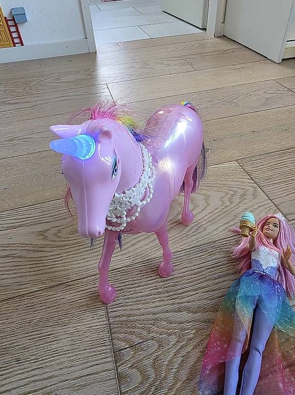Bambole: Barbie mit leuchtendem Einhorn! – Usato da Münchenstein venduto da Pistons 3