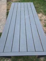 Gartentisch aus Metall, 200 x 89 x 75cm