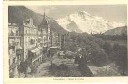 Interlaken - Hotel Victoria + ca. 1915