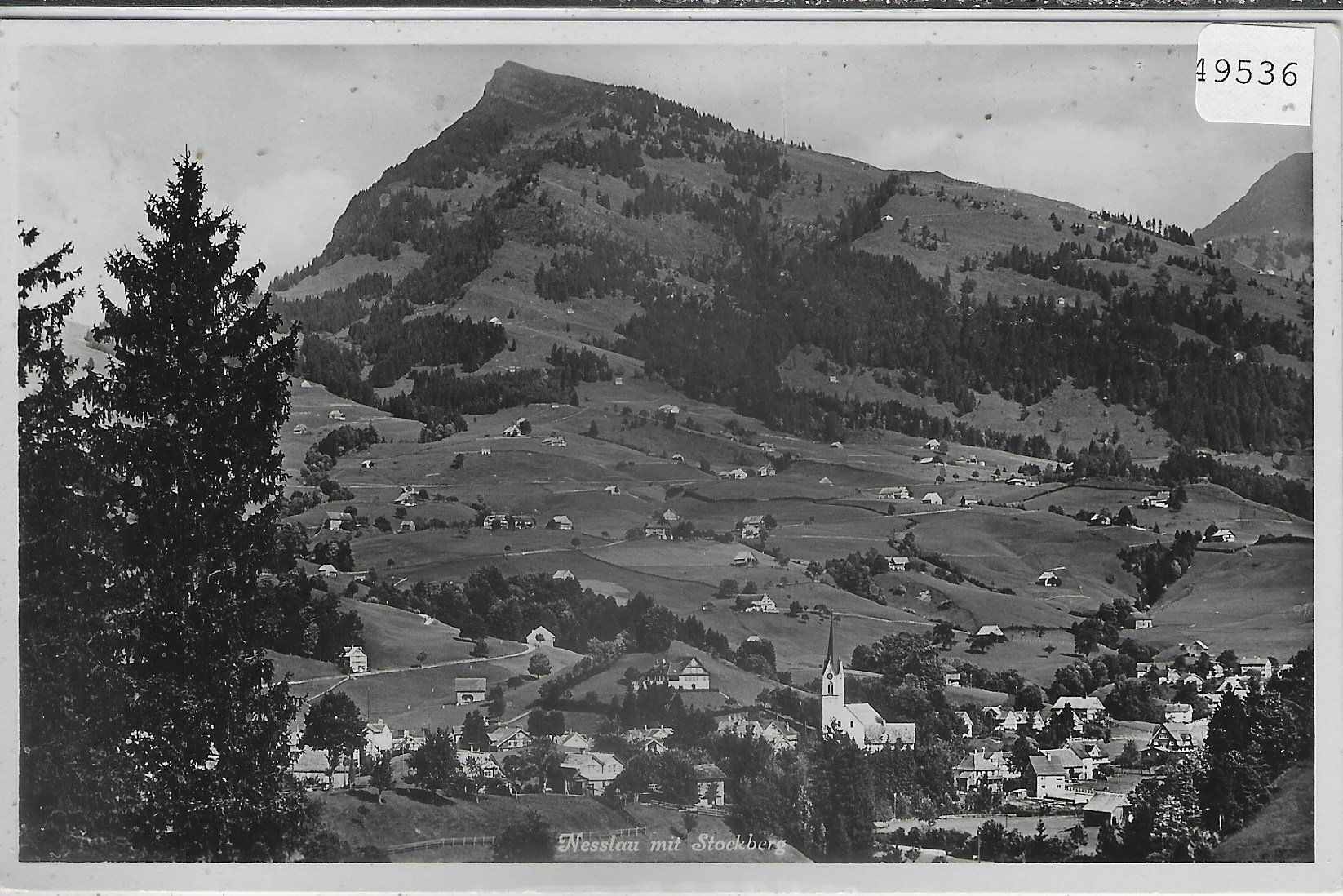 Cartoline postali: Nesslau mit Stockberg – Usato da Ettingen venduto da Kartenplanet