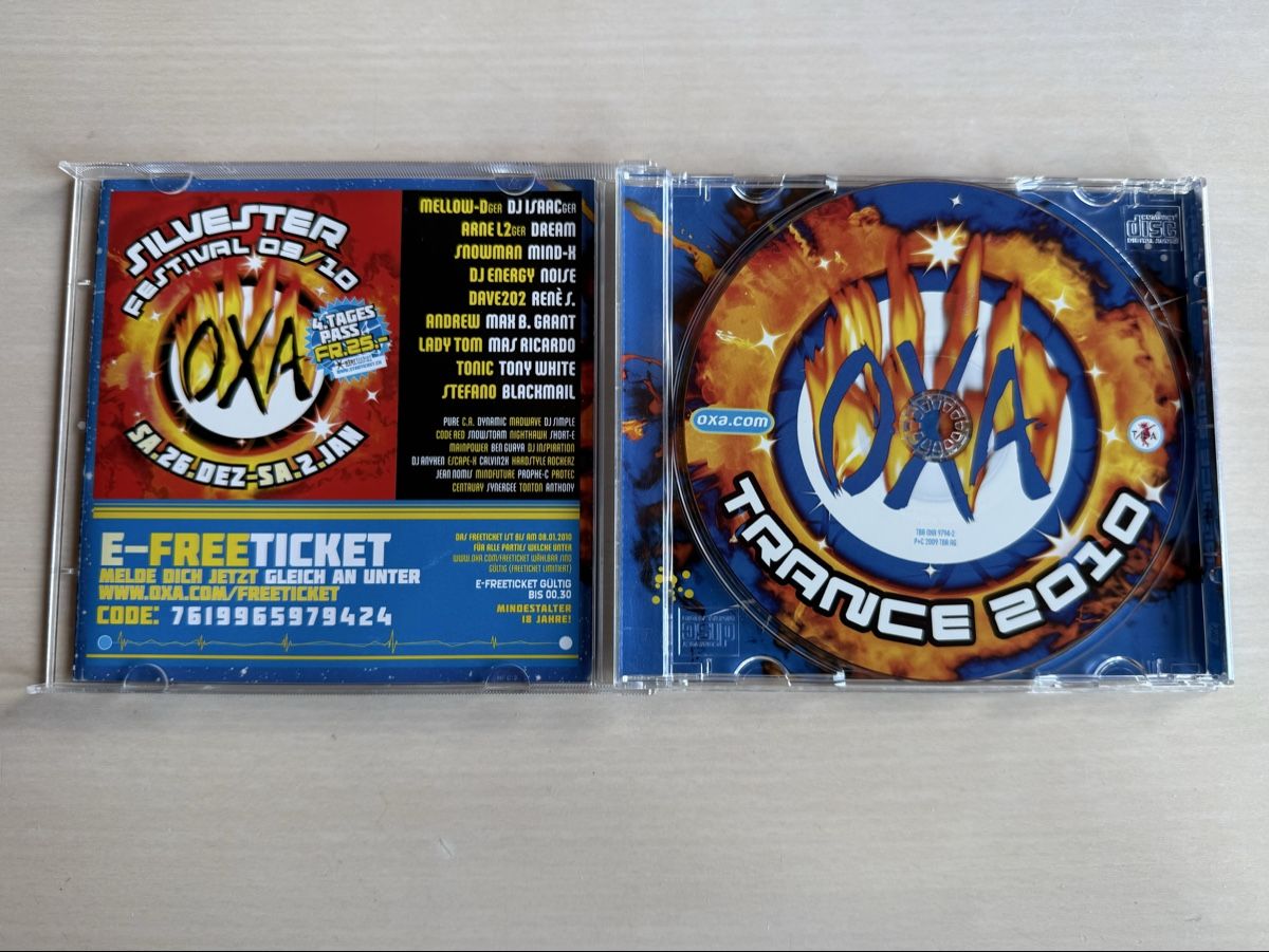 CDs: CD OXA Trance 2010 Compilation  – Gebraucht aus Oberried Brienz von Chyara 2