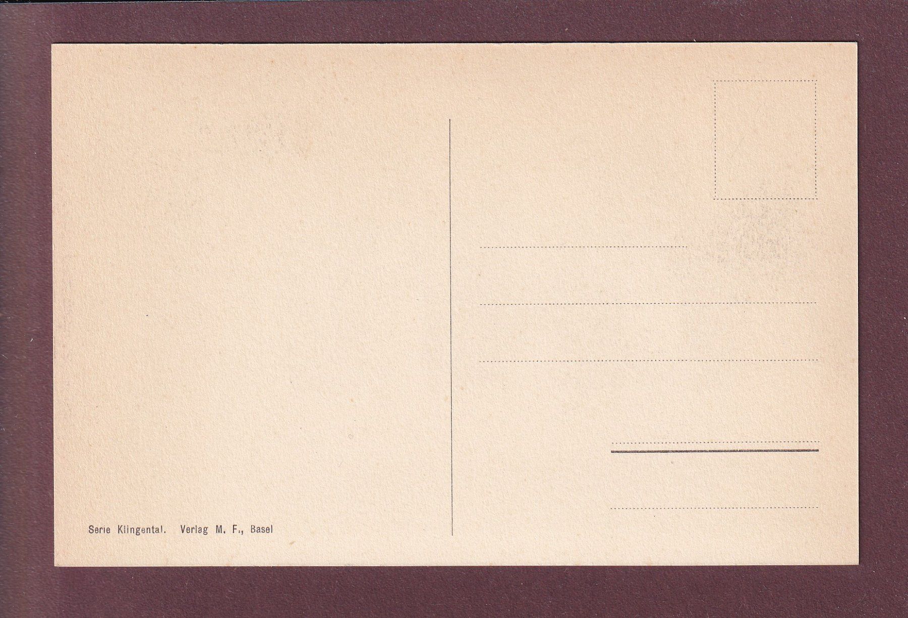 Cartoline postali: Altes BASEL - Klingental - Kinder – Usato da Pully venduto da nicecards 1