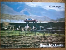 Triumph Dolomite Prospekt brochure ca 1974 1975 holländisch