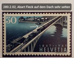ST108) 280.2.02, Abart Fleck auf Wagendach postfrisch selten