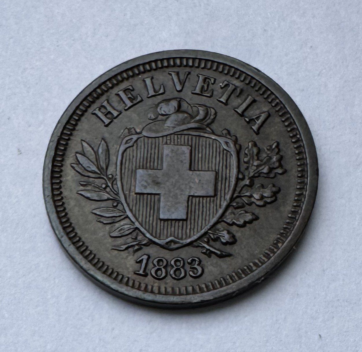 Tutti le monete: 1883 1 Rappen unz – Nuovo (secondo la descrizione) da Kirchberg SG venduto da Zenhad69