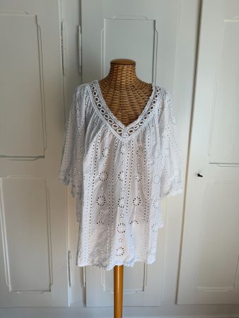 MONDAY AFTERNOON - Hippie Tunika weiss