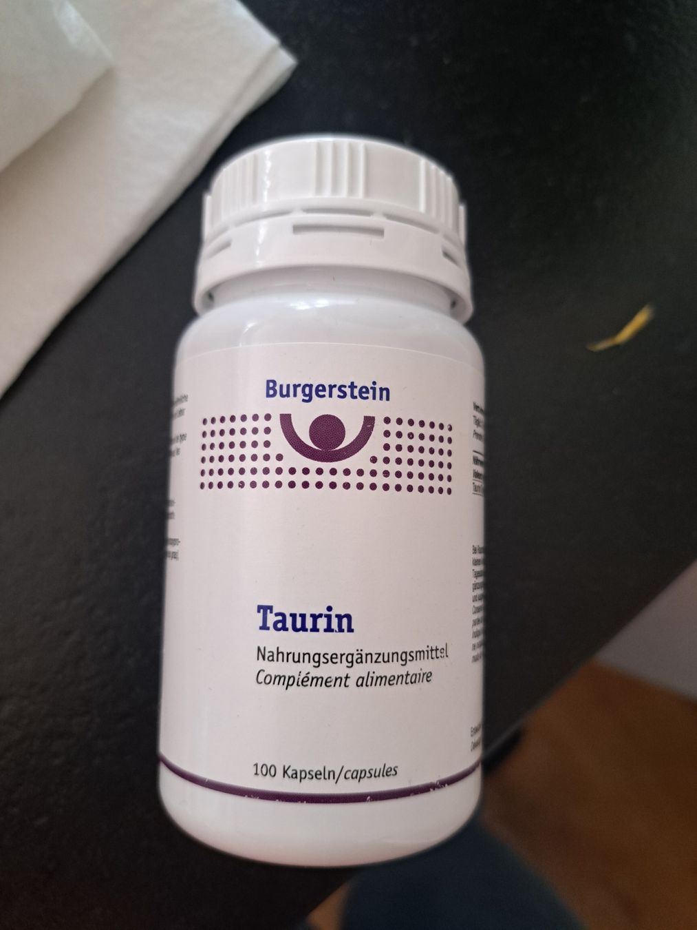 Cibi & Specialità: Burgerstein Taurin – Nuovo e nell'imballaggio originale da Winterthur venduto da Pitschna88