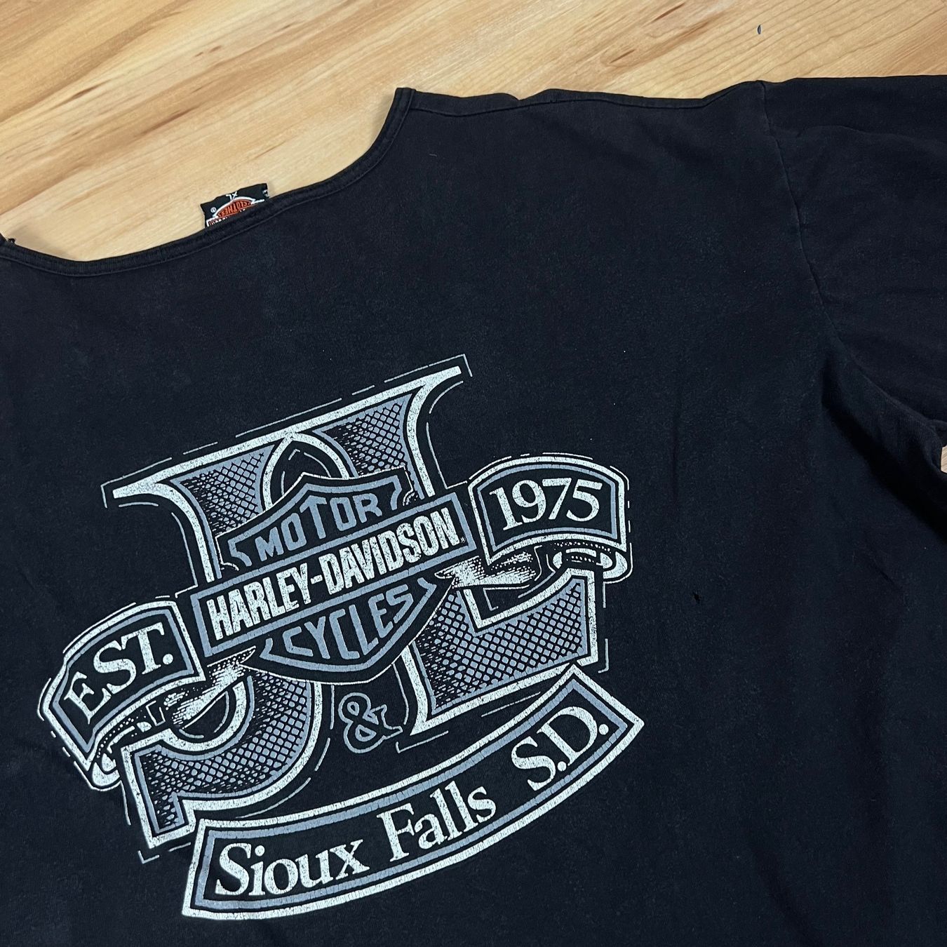 Harley-Davidson T-Shirts: Vintage Harely Davidson T-Shirt Siouxfalls – Gebraucht aus Herisau von 1asupply 3