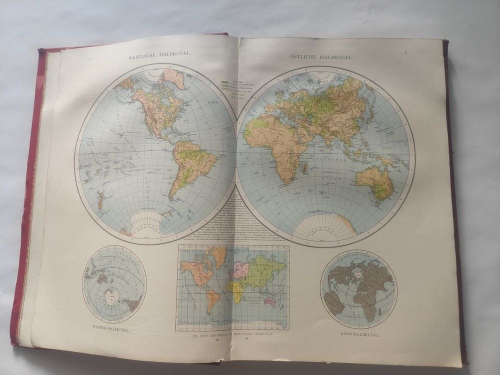 Richard Andrees allgemeiner Handatlas, 1881 Kaufen auf Ricardo