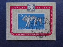 1951 Block W32 mit ET-Stempel