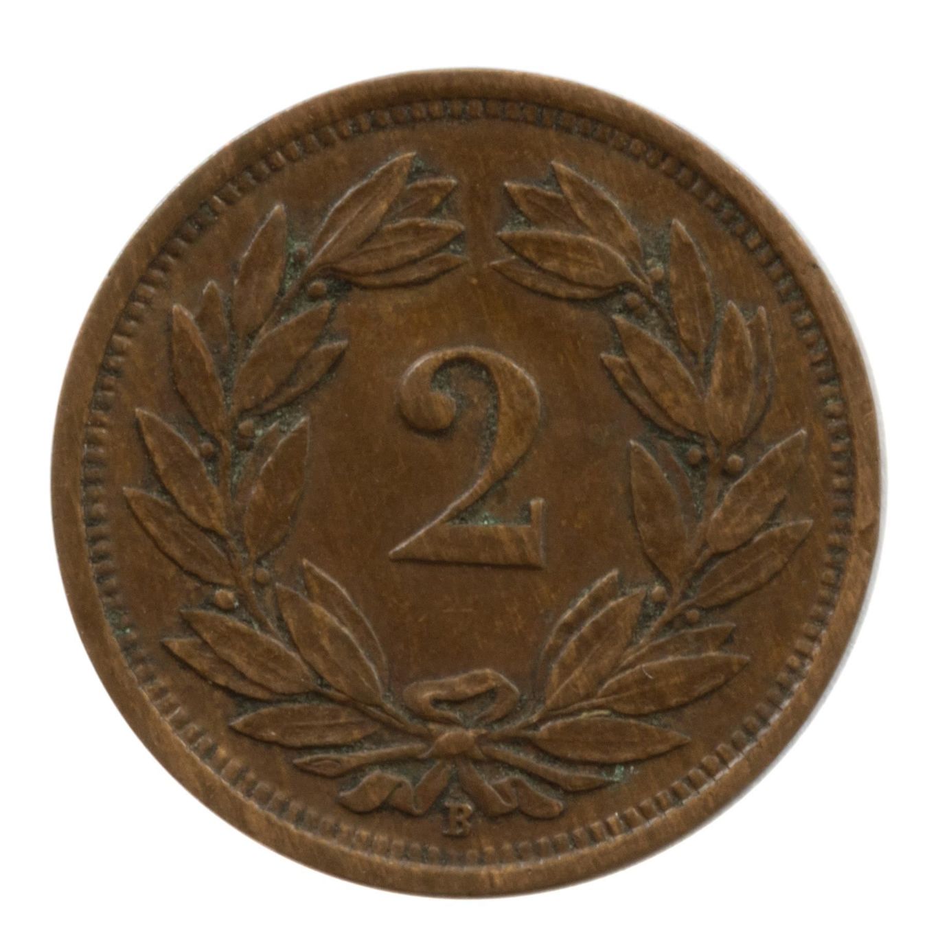 Tutti le monete: Schweiz / Suisse - 2 Rappen - 1927 – Usato da Rotkreuz venduto da Swiss-Coins 1