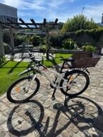 Rockrider 100 Mountainbike, 24 Zoll, mit Korb