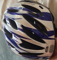 Velohalm ABUS blauweis gestreift Grösse 55-61 guter Zustand