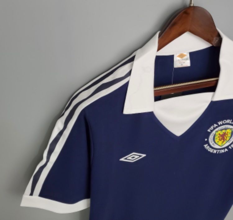 Umbro Canottiere & Pantaloni: Trikot Retro Schottland WM 1978 – Nuovo e nell'imballaggio originale da Dällikon venduto da robisport 3