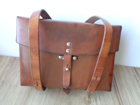MILITÄR SCHWEIZ LEDERTASCHE KARTENTASCHE