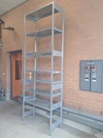 BITO Metallregal, Steckregal 3m hoch, Gestell, Kellerregal