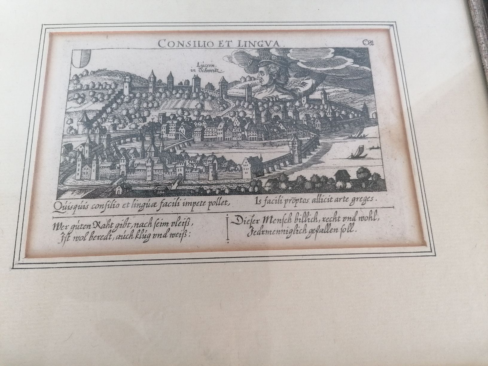 Incisioni: Meissners Kupferstich Luzern – Usato da Werthenstein venduto da Marsche1 1