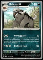Pokémon Mabosstiff 143/193   SV02 Paldea Evolved