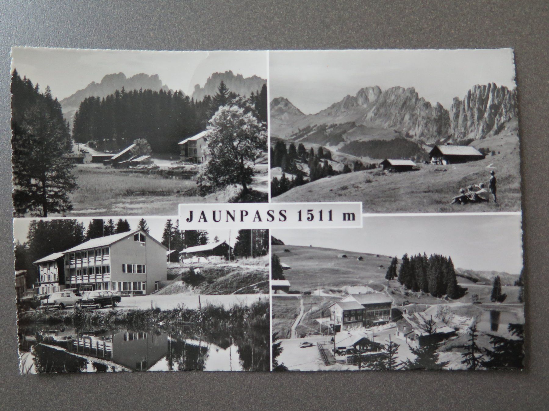 Ansichtskarten: JAUNPASS - 4-BILDRIGE AK – Gebraucht aus Wittenbach von lipasal